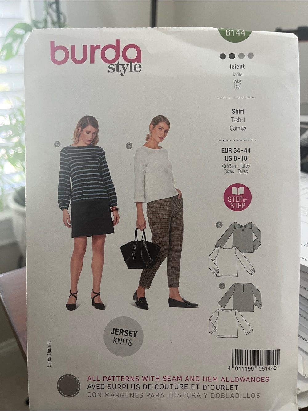 Kids' Long Sleeve T-Shirt Pattern A - White